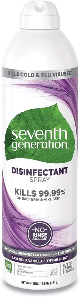 Seventh Generation Disinfectant Spray, Lavender Vanilla & Thyme