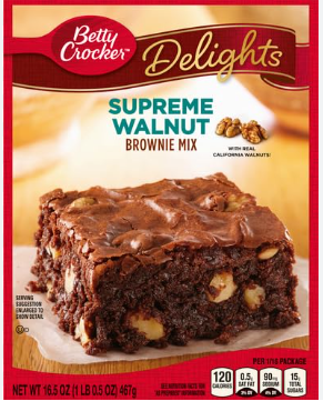 Betty Crocker Brownie Mix.