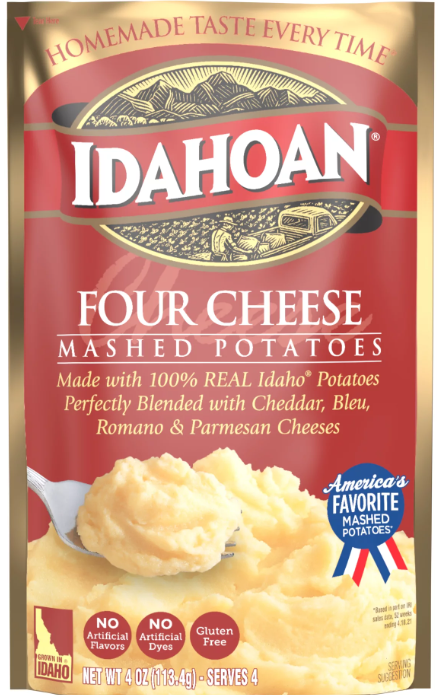 Idahoan  Mashed Potatoes, 4 oz Pouch