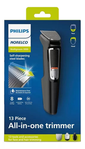 phillips norelco multigroom 3000 13 pieces