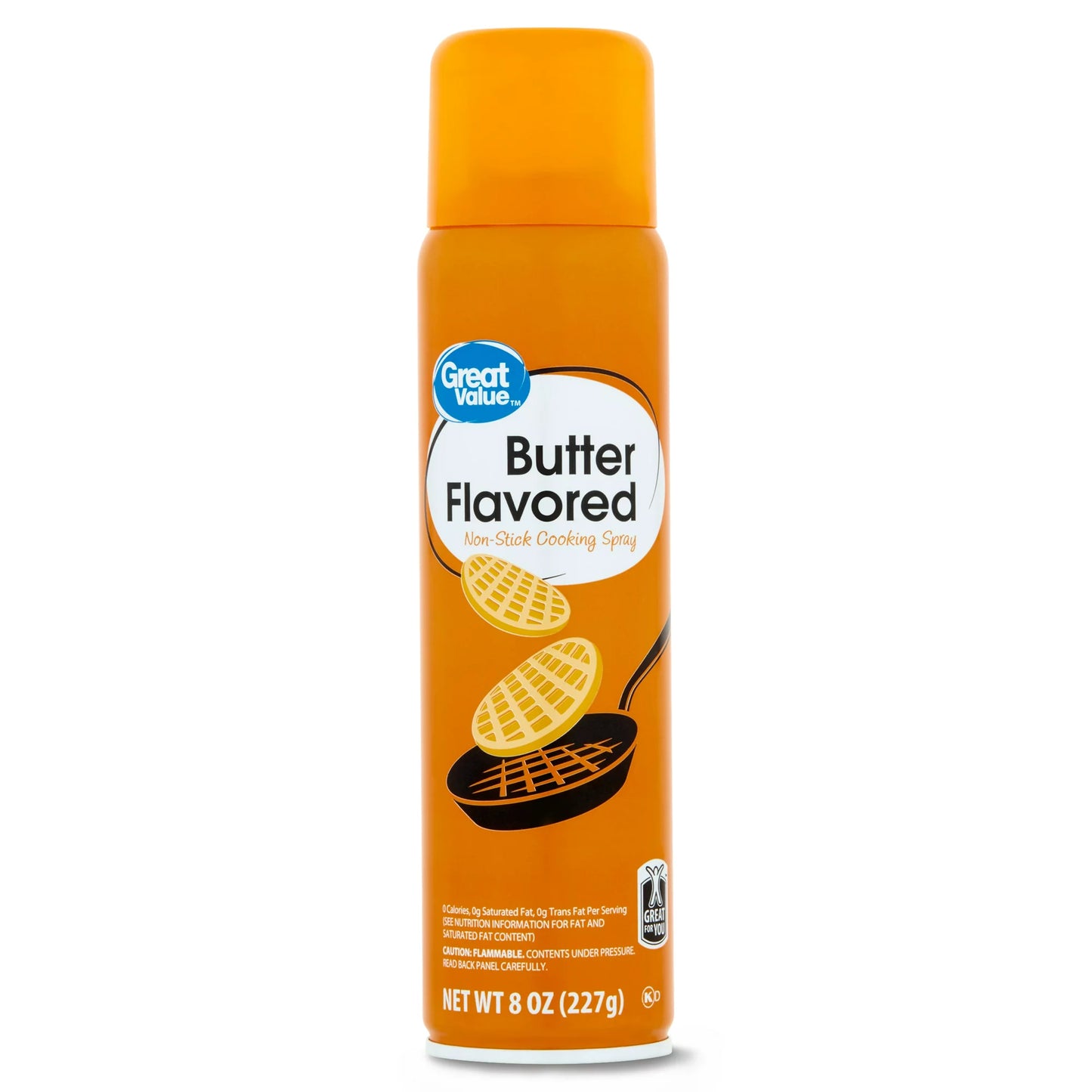 Great Value Butter Cooking Spray, 8 oz