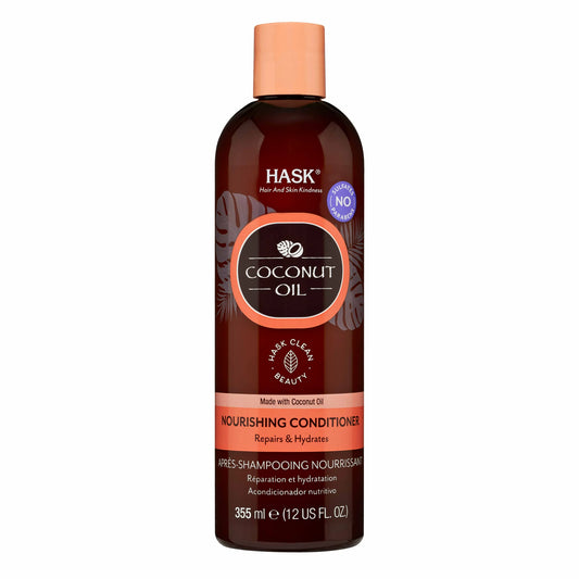 Hask Moisturizing nourishing Sulfate-Free Daily  with Monoi Coconut oil, 12 fl oz