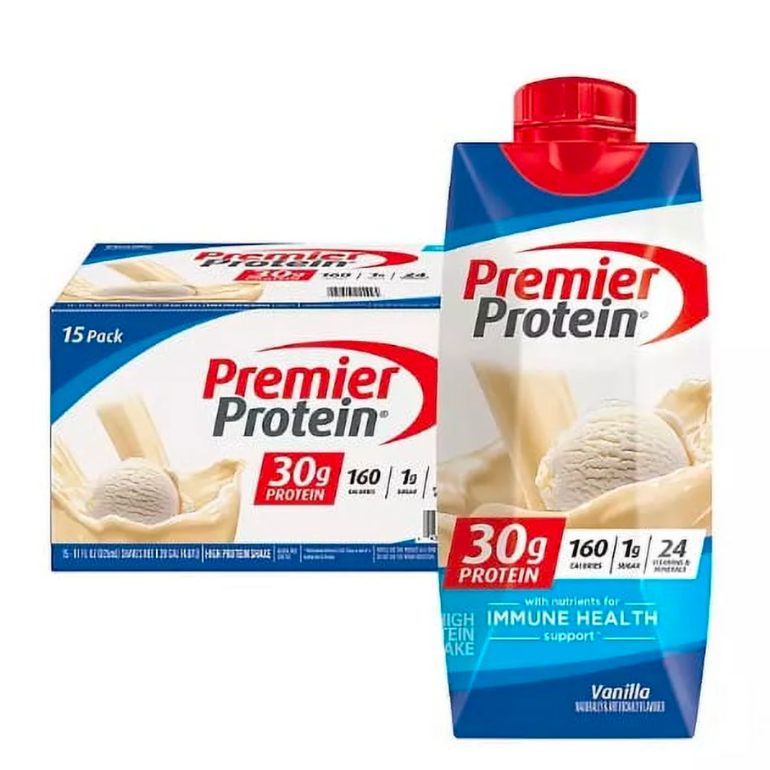 Premier Protein 30g High Protein Shake, Vanilla (11 fl. oz., 15 pk.)