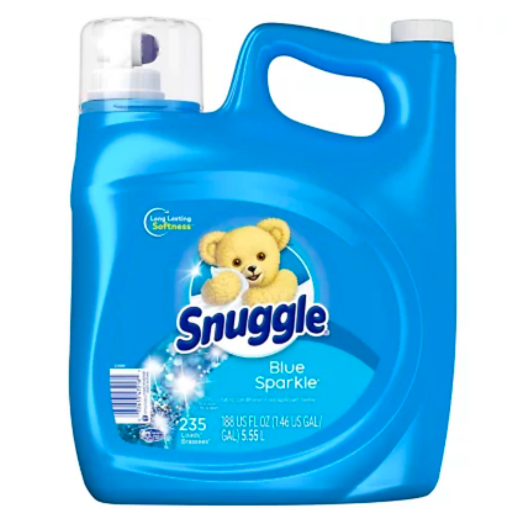 Snuggle Liquid Fabric Softener, Blue Sparkle (188 fl. oz., 235 loads)