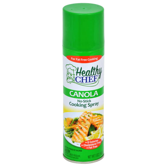 Healthy Chef Canola Non-Stick Cooking Spray, 5-oz. Cans