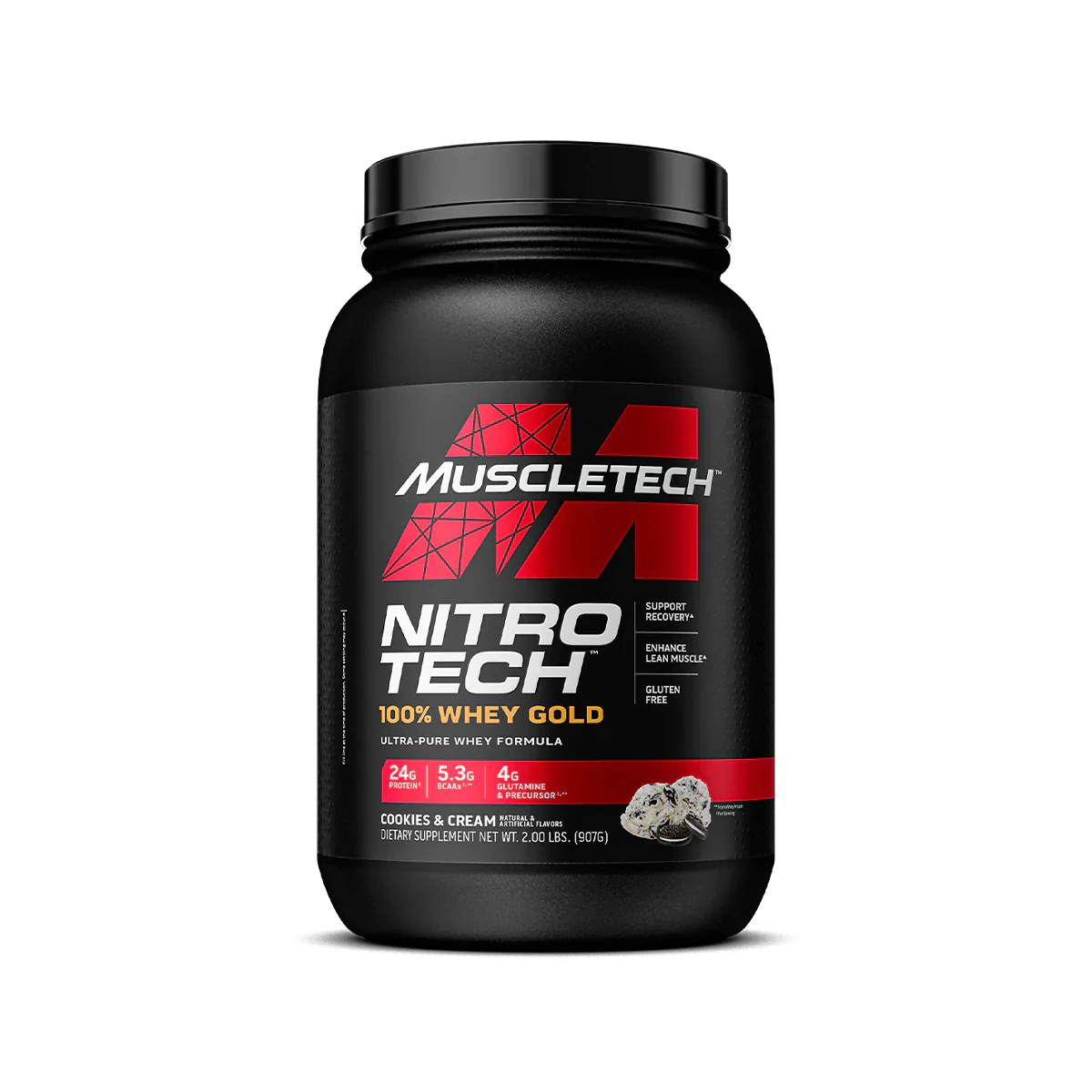 Muscletech Nitrotech 100% Whey Gold Cookies & Cream 907g