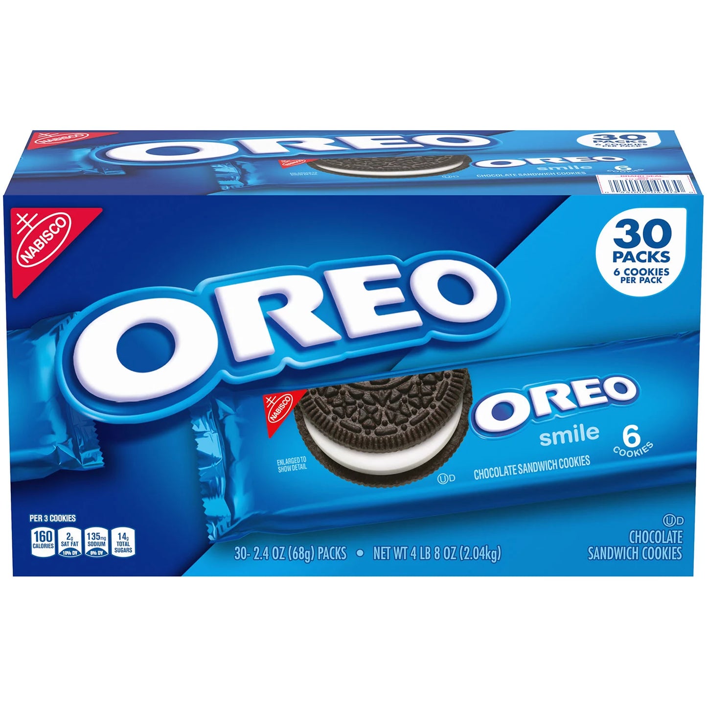 Oreo Chocolate Cookies (2.4 oz., 30 pk.)