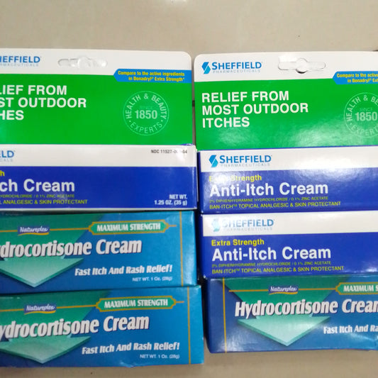 Hydrocortisone Cream& Anti-Itch Cream