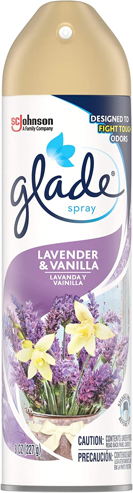 Glade Air Freshener, Room Spray, Lavender & Vanilla, 8 Oz