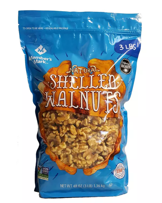 Member's Mark Natural Shelled Walnuts (3 lbs.)