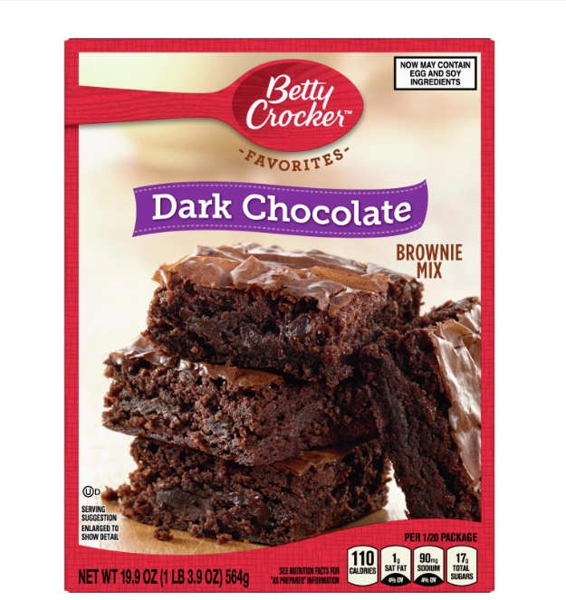 Betty Crocker Brownie Mix.