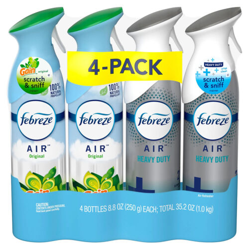 Febreze Air Effects Air Freshener Spray, 4 pk.